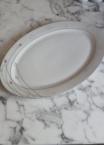 Gri Detaylı Beyaz Yemek Takımı 84 parca - Görsel 6