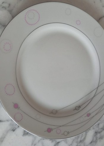 Gri Detaylı Beyaz Yemek Takımı 84 parca - Görsel 9