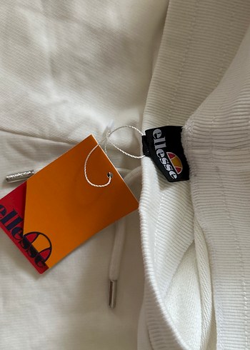 Beyaz Fermuarlı Dar Kesim Eşofman Altı - Görsel 3