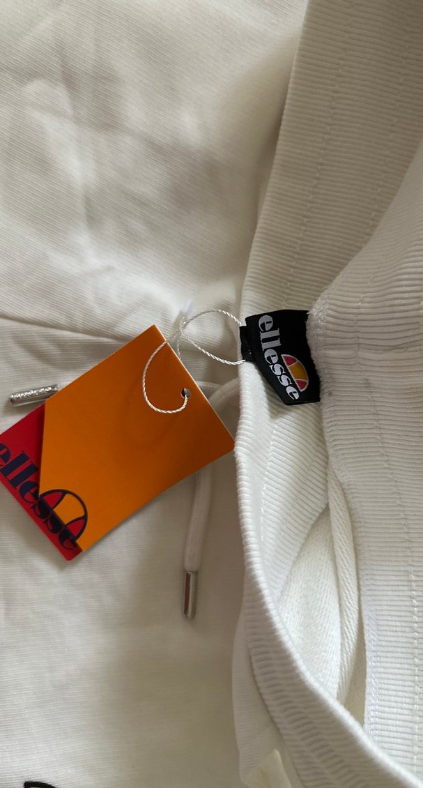 Beyaz Fermuarlı Dar Kesim Eşofman Altı - Görsel 3