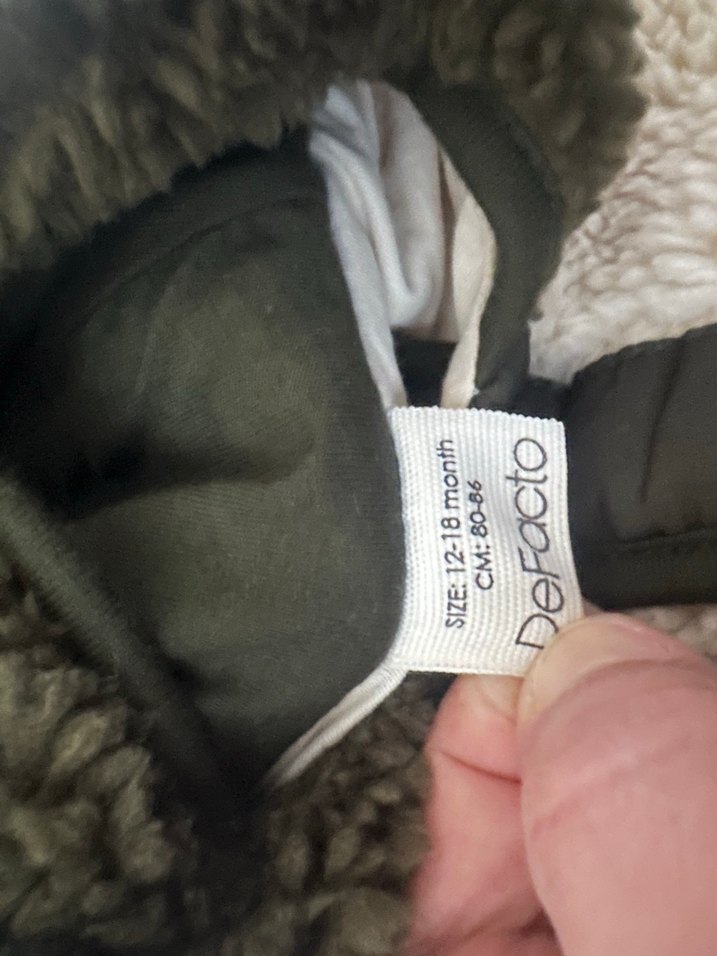 Kahverengi Kürklü Kapüşonlu Erkek Çocuk Mont - Görsel 3