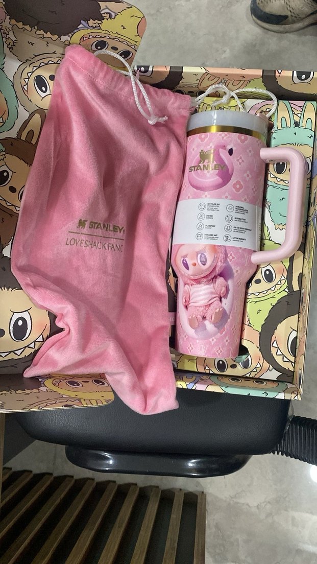 Çantalı  Desenli  Özel Kutulu Stanley Termos - Görsel 4