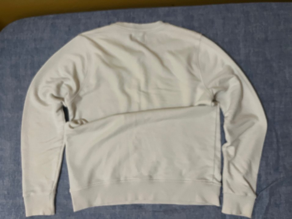 Beyaz Baskılı Erkek Sweatshirt - Görsel 3