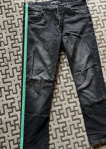 Gri Erkek Denim Pantolon, Regular Fit, Sokak Stili - Görsel 5