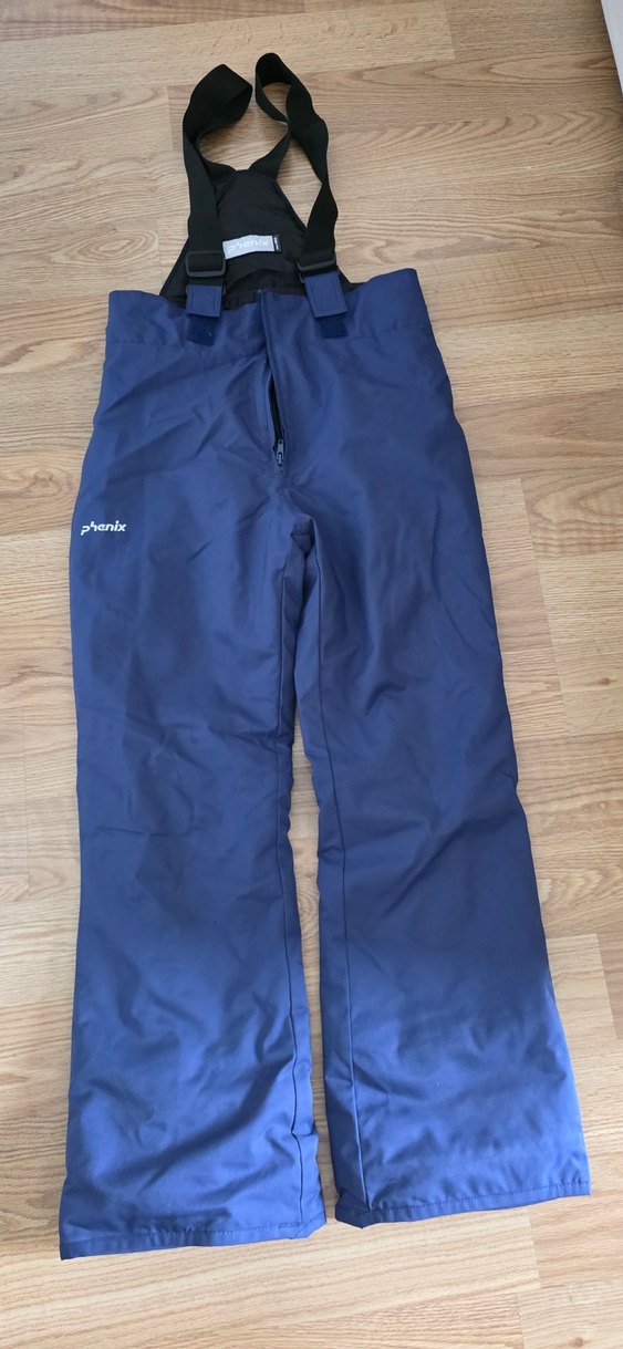 Erkek Mavi Kayak Ceketi ve Pantolonu , Orta Boy, Fermuarlı - Görsel 3