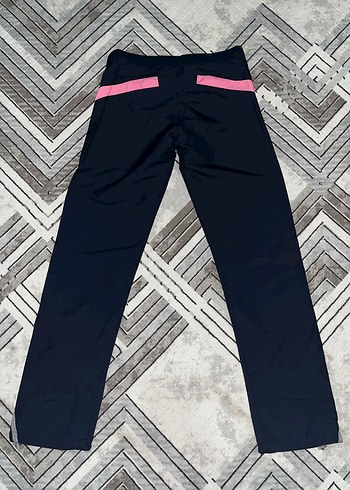 ADİDAS Pembe Detaylı Siyah Kadın Eşofman Altı - Görsel 2