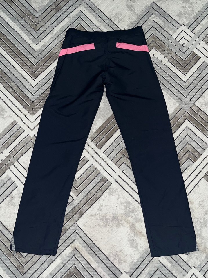 ADİDAS Pembe Detaylı Siyah Kadın Eşofman Altı - Görsel 2