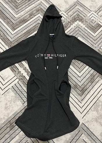 Tommy Hilfiger Siyah Kapüşonlu Sweatshirt - Görsel 3