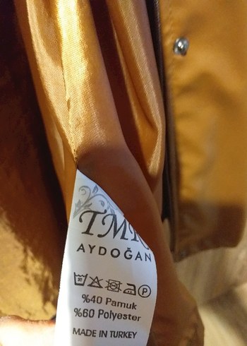 Kahverengi Uzun Deri Kadın Yağmurluk - Görsel 5