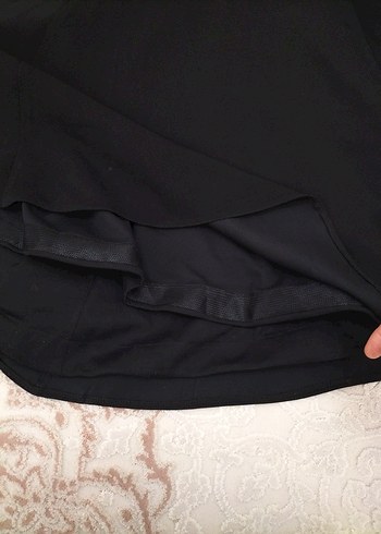 Siyah Uzun Straplez  Elbise - Görsel 7