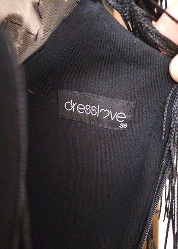 Siyah Uzun Straplez  Elbise - Görsel 6