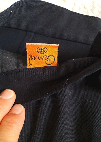 lacivert Kadın okul Kumaş Pantolon - Görsel 2