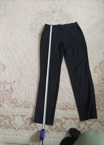 lacivert Kadın okul Kumaş Pantolon - Görsel 4