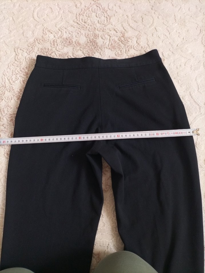 lacivert Kadın okul Kumaş Pantolon - Görsel 5