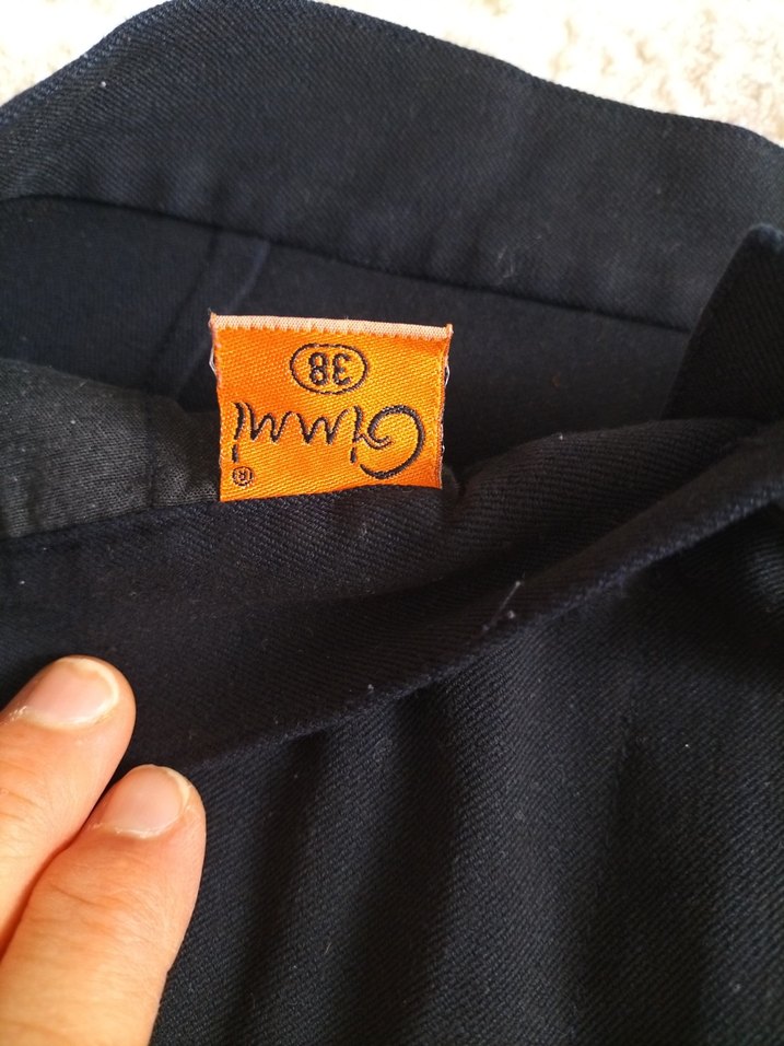 lacivert Kadın okul Kumaş Pantolon - Görsel 2