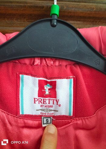 Düğmeli bar çiçeği Kız Çocuk Klasik Mont - Görsel 4