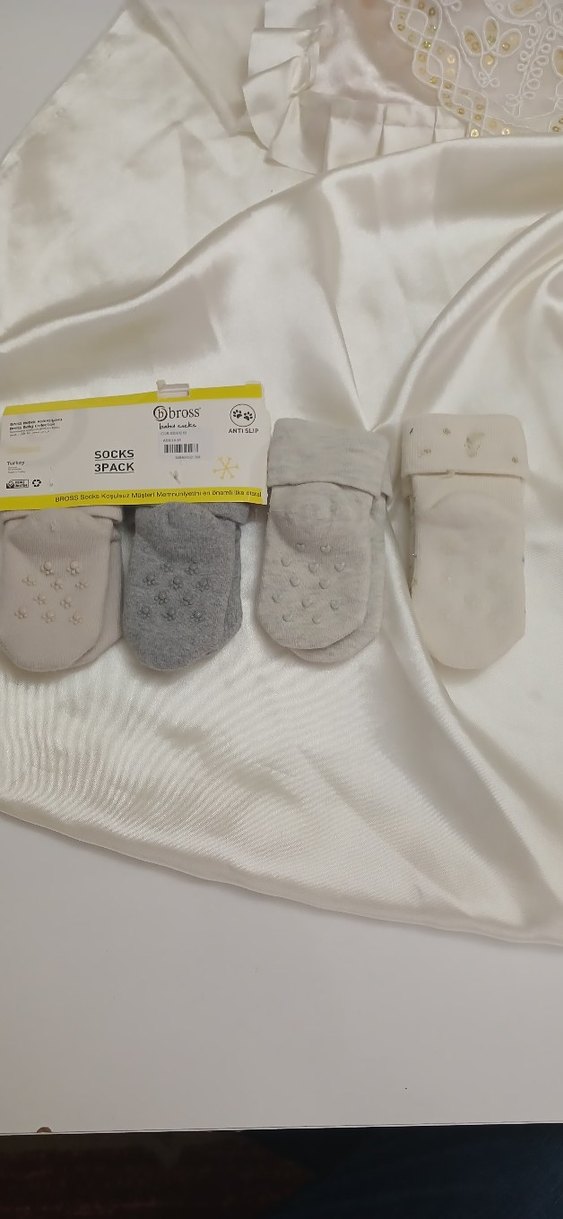 4 ÇİFT kaydırmaz taban çocuk çorabı - Görsel 4