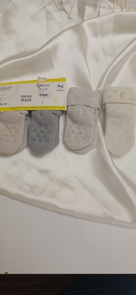 4 ÇİFT kaydırmaz taban çocuk çorabı - Görsel 5