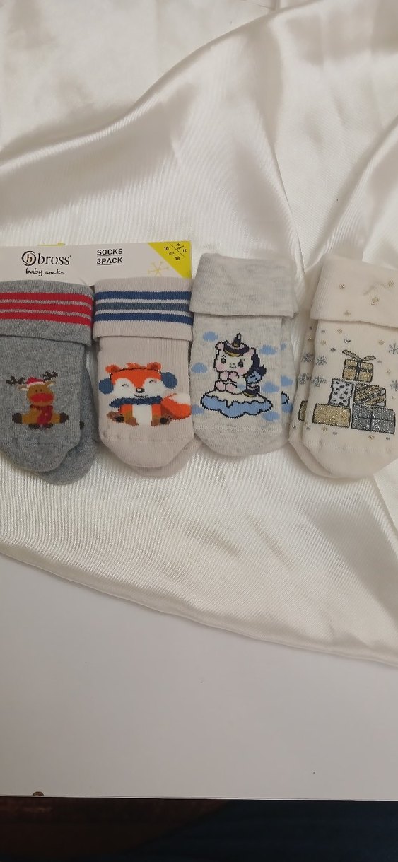 4 ÇİFT kaydırmaz taban çocuk çorabı - Görsel 3