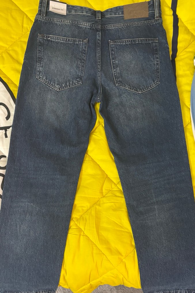 Pull And Bear Straight Fit Jean Pantolon - Görsel 2