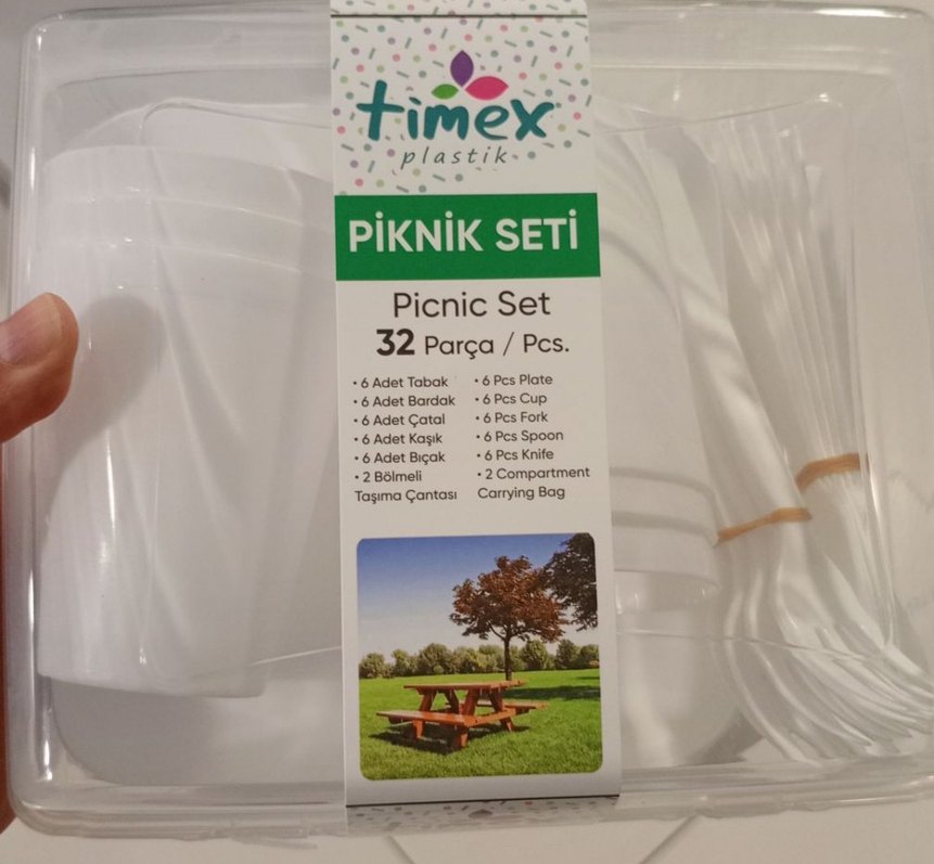 Timex 32 Parça Piknik Seti Yeşil - Görsel 5