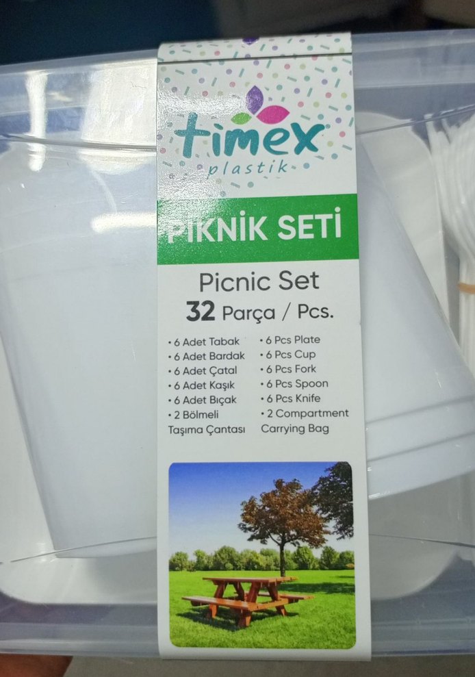 Timex 32 Parça Piknik Seti Yeşil - Görsel 3