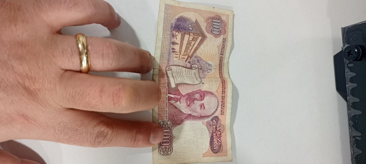 Türkiye Cumhuriyeti 100 Lira Eski Banknot - Görsel 4