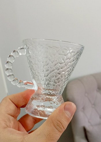 Mavi Cam Üçlü Bardak Seti - Görsel 6