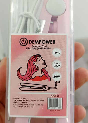 seyahat tıpı Saç Düzleştirici - Görsel 5