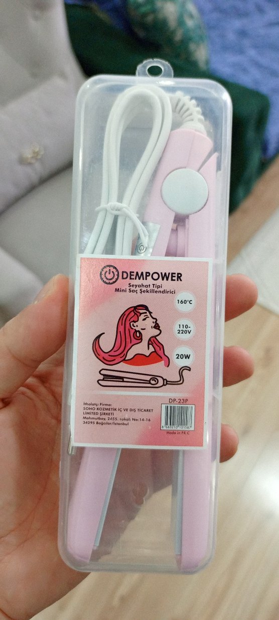 seyahat tıpı Saç Düzleştirici - Görsel 2