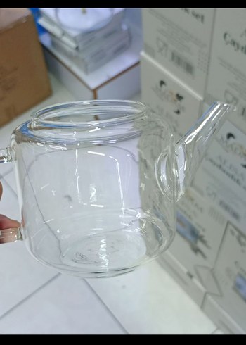 Şeffaf Cam Çaydanlık Seti - Görsel 3