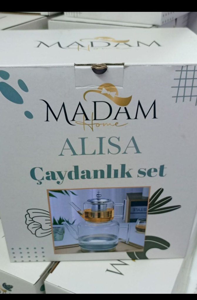 Şeffaf Cam Çaydanlık Seti - Görsel 2