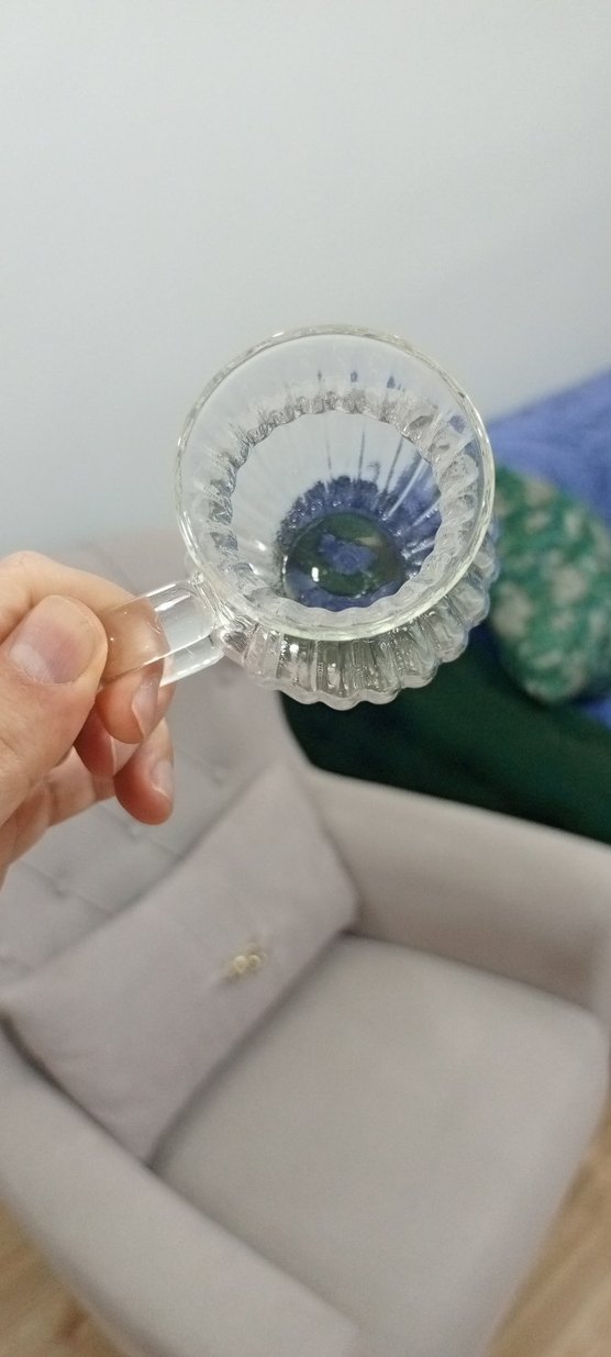 Elbis Home 3'lü Cam Kulplu Bardak Seti - Görsel 3