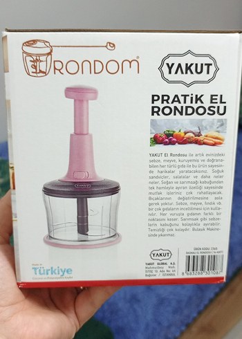 Yakut Pratik El Rondosu Kırmızı - Görsel 3