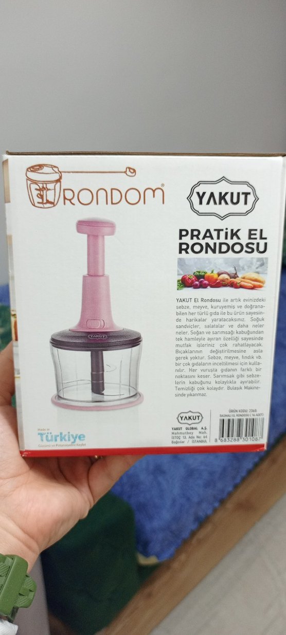 Yakut Pratik El Rondosu Kırmızı - Görsel 3