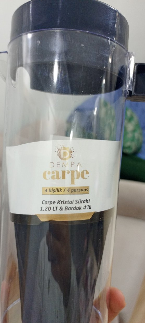 Bej Renkli 1,2L Kristal Sürahi - Görsel 2