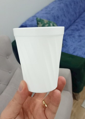 Beyaz Plastik Sürahi ve Bardak Seti - Görsel 4