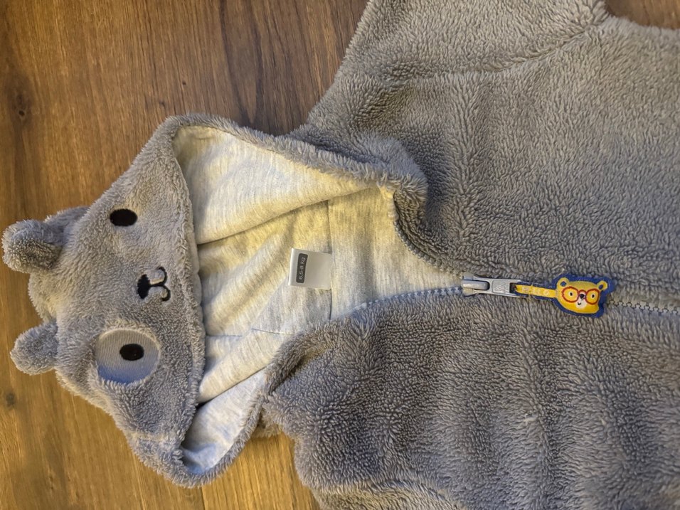 Gri Bebek Peluş Tulum - Görsel 3