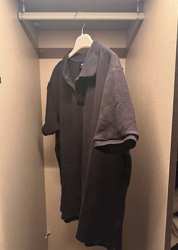 Gri Keten Erkek Polo Tişört - Görsel 4