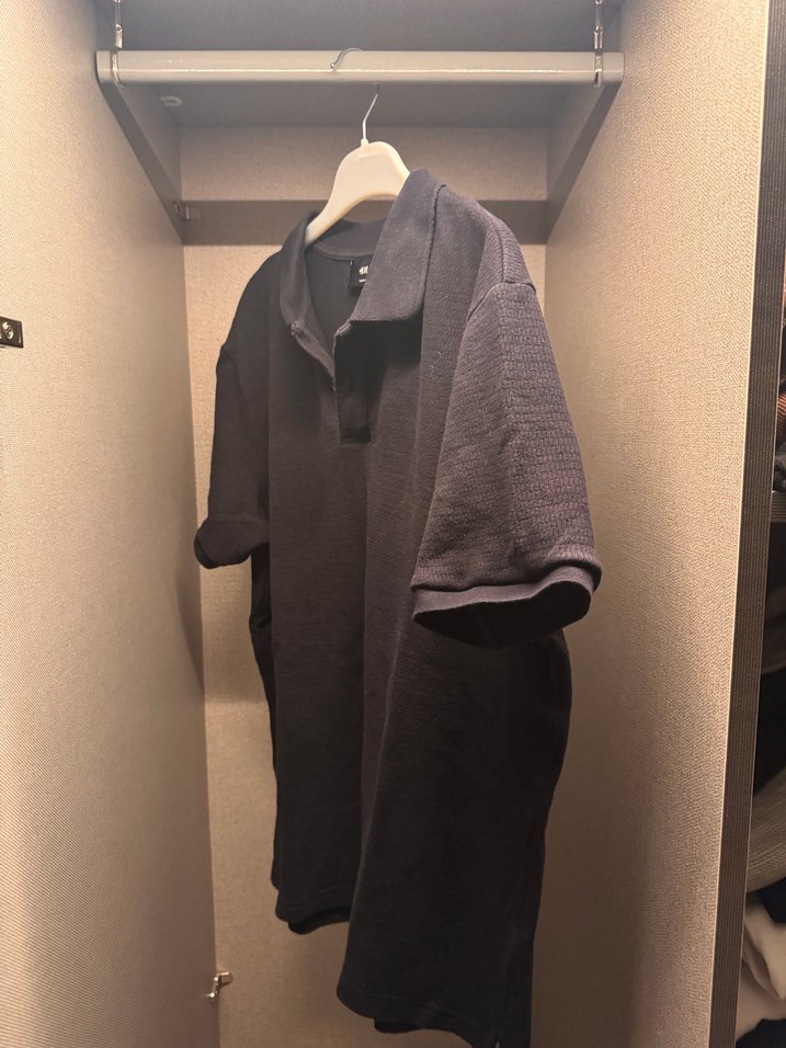 Gri Keten Erkek Polo Tişört - Görsel 4