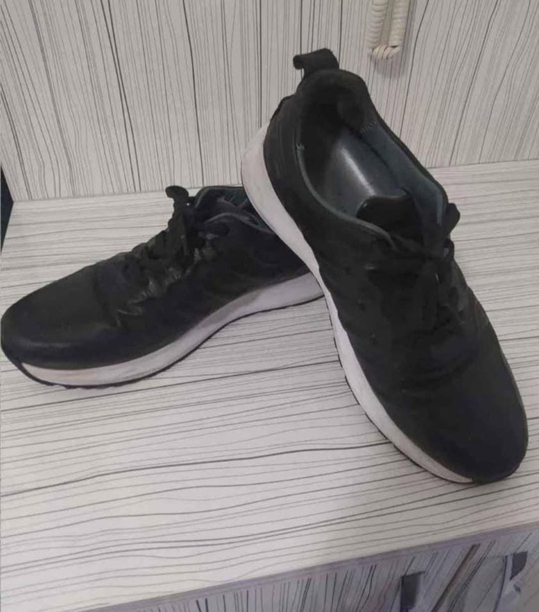 Siyah Bağcıklı erkek Spor Ayakkabı - Görsel 2