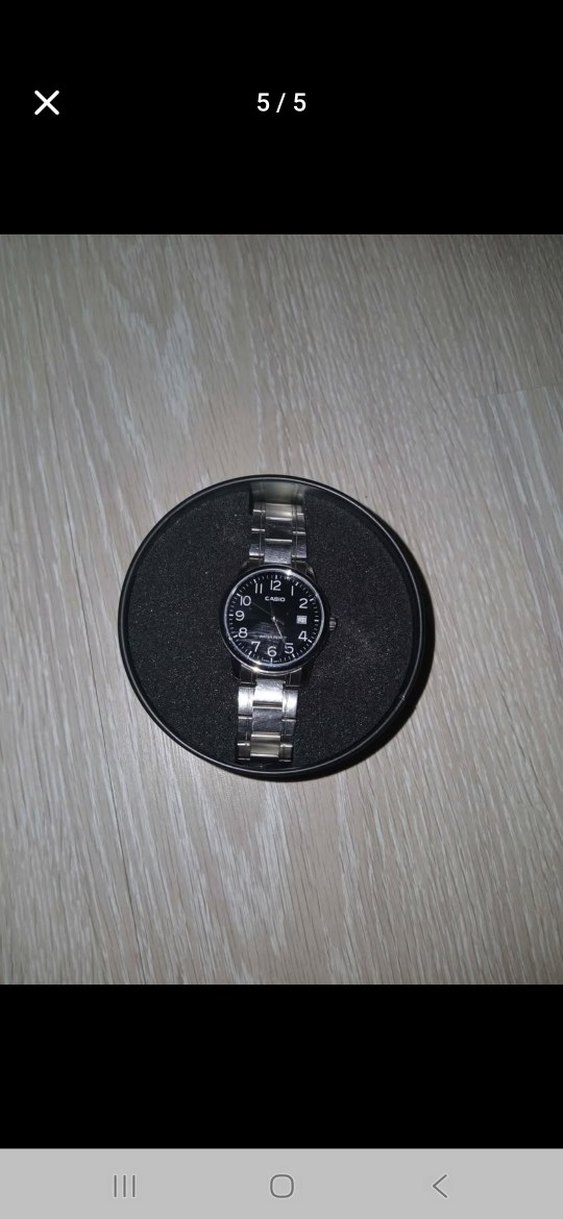 Casio Siyah Kadranlı Klasik Erkek Saati - Görsel 2