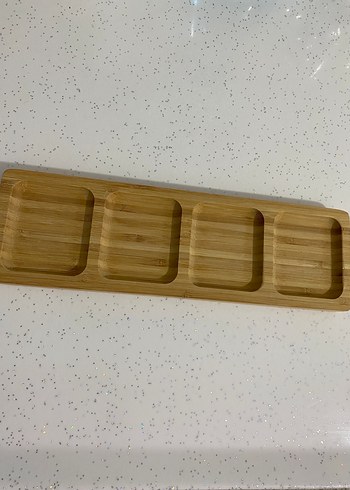 Bambu Bohem Kalp ve Bölmeli Ahşap Sunumlum - Görsel 3