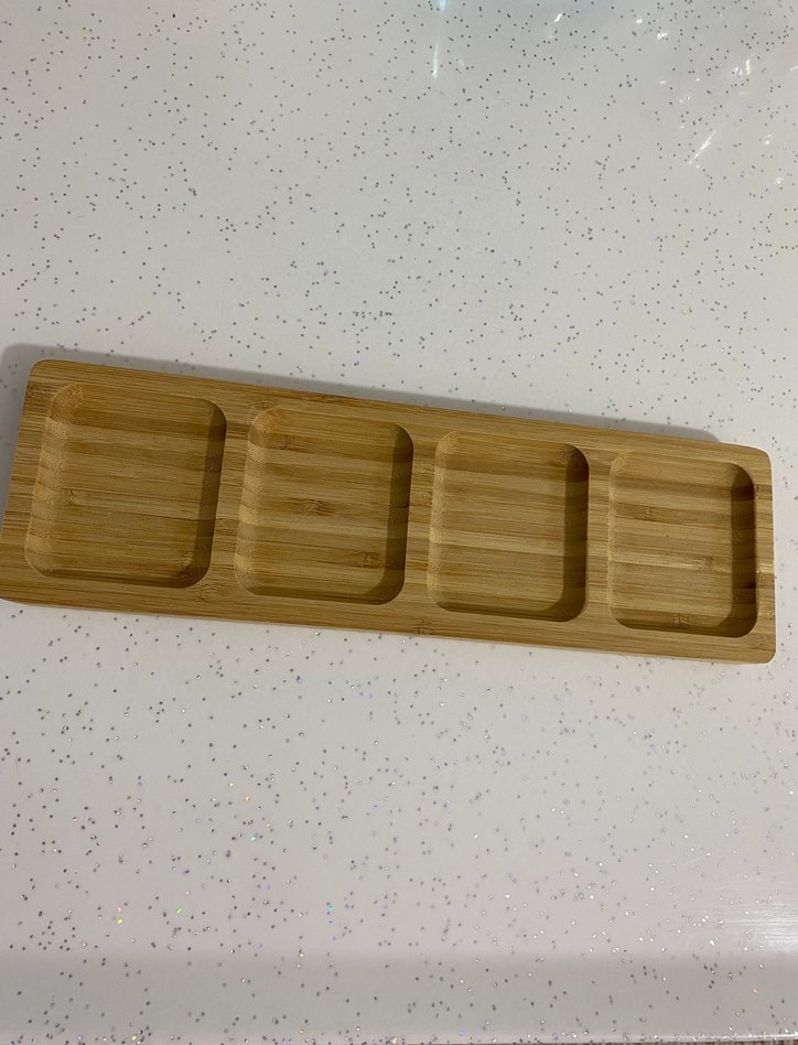 Bambu Bohem Kalp ve Bölmeli Ahşap Sunumlum - Görsel 3