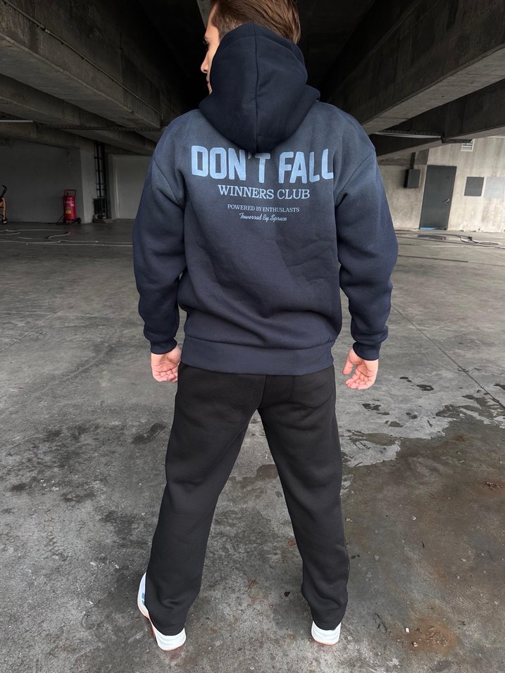 DONT FALL Kapüşonlu Hoodie - Görsel 2