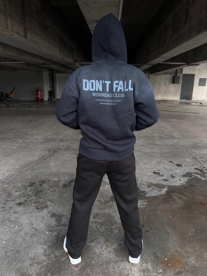 DONT FALL Kapüşonlu Hoodie - Görsel 3