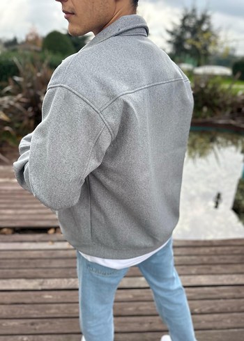 Gri Kaşe Gömlek - Görsel 3