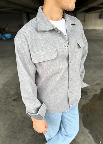 Gri Kaşe Gömlek - Görsel 2