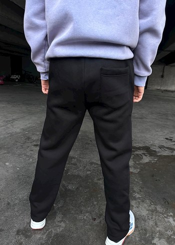 Baggy Eşofman Siyah - Gri - Görsel 4