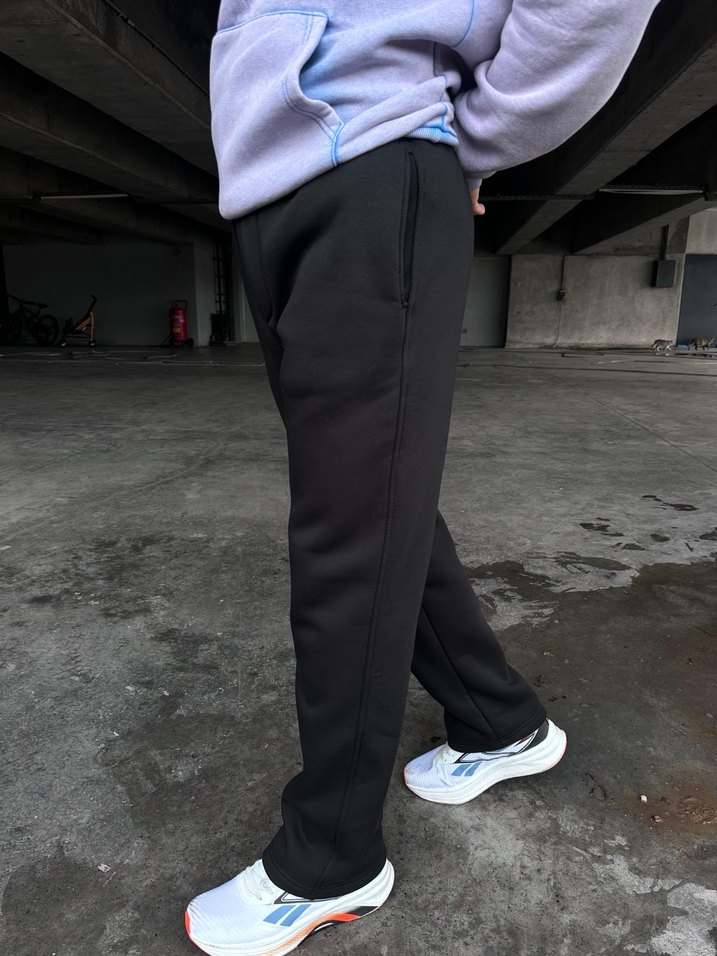 Baggy Eşofman Siyah - Gri - Görsel 2